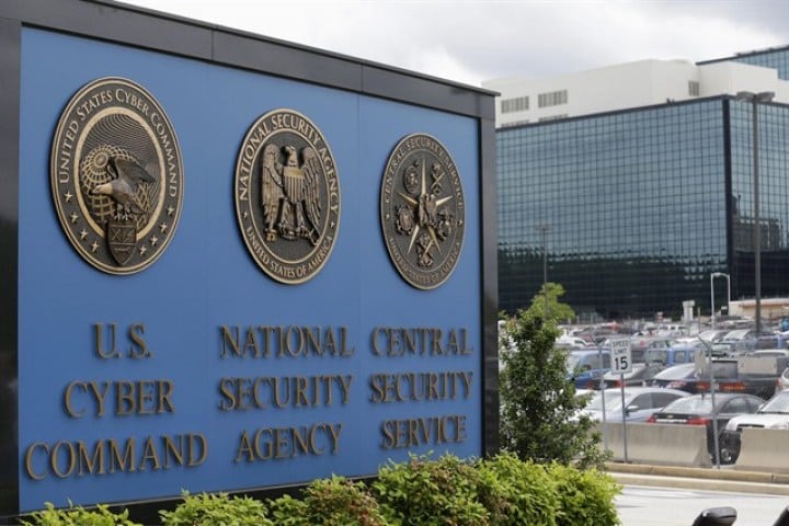 This June 6, 2013, file photo shows the sign outside the National Security Agency campus in Fort Meade, Md. A presidential advisory panel recommended dozens of changes to the government's surveillance programs. - Patrick Semansky, File/AP Photo