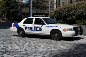 Vancouver police cruiser