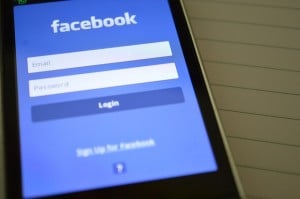 Facebook login on cell