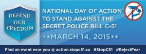 National Day of Action Against Bill C-51