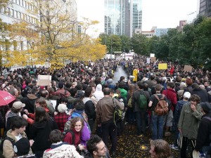 Occupy Montreal Protest by Wikimedia user Justinform, Creative Commons 3.0