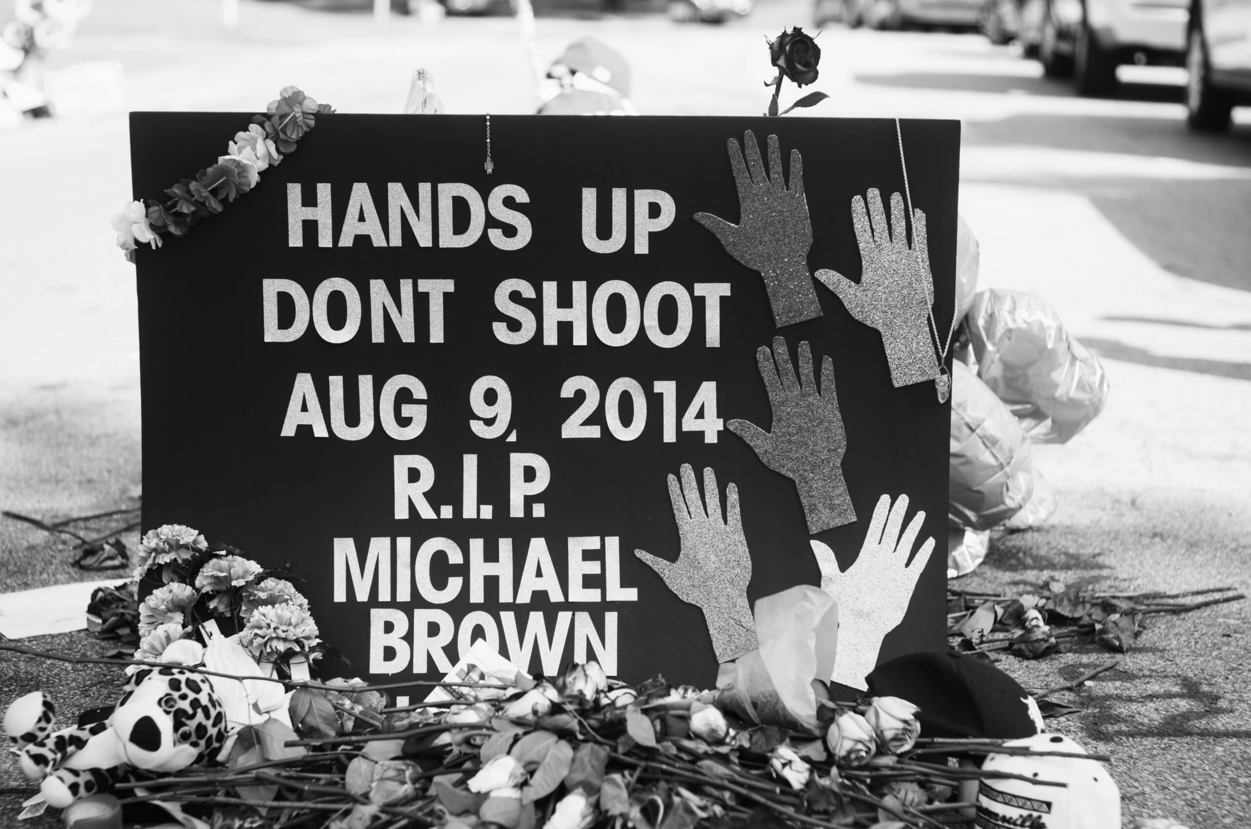 "Hands up, Don't Shoot."