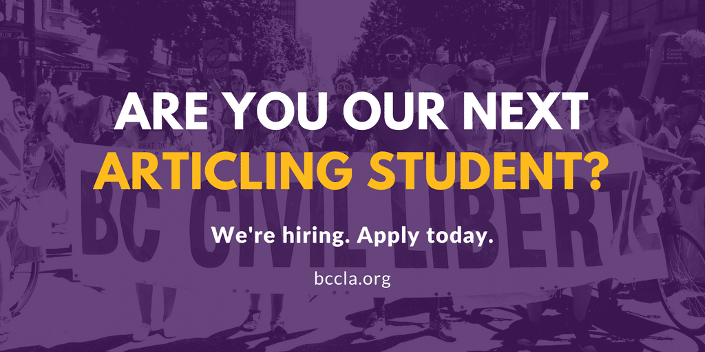 We’re hiring Join our team as our new Articling Student! BC Civil